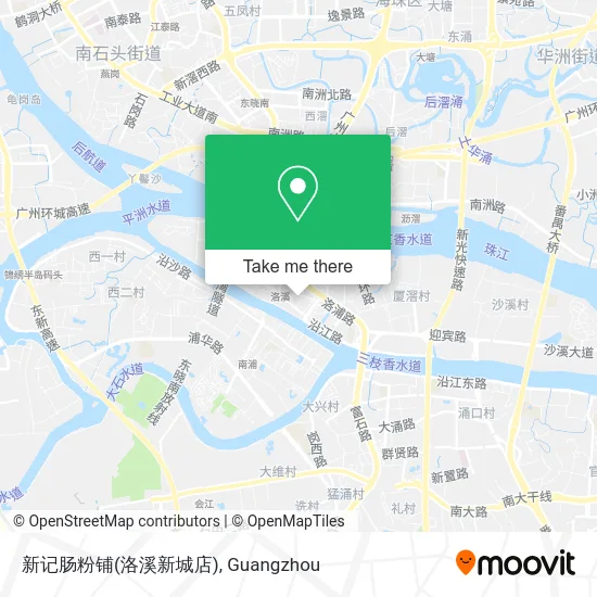 新记肠粉铺(洛溪新城店) map