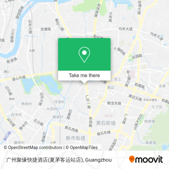 广州聚缘快捷酒店(夏茅客运站店) map