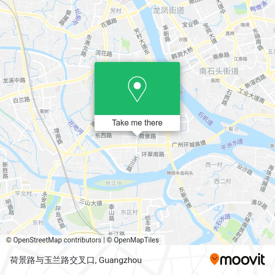 荷景路与玉兰路交叉口 map
