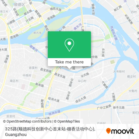 325路(顺德科技创新中心首末站-穗香活动中心) map