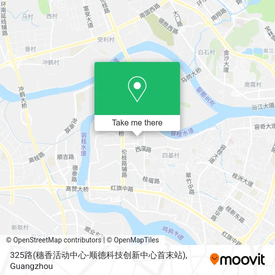 325路(穗香活动中心-顺德科技创新中心首末站) map