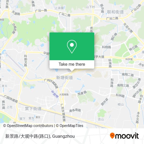 新景路/大观中路(路口) map