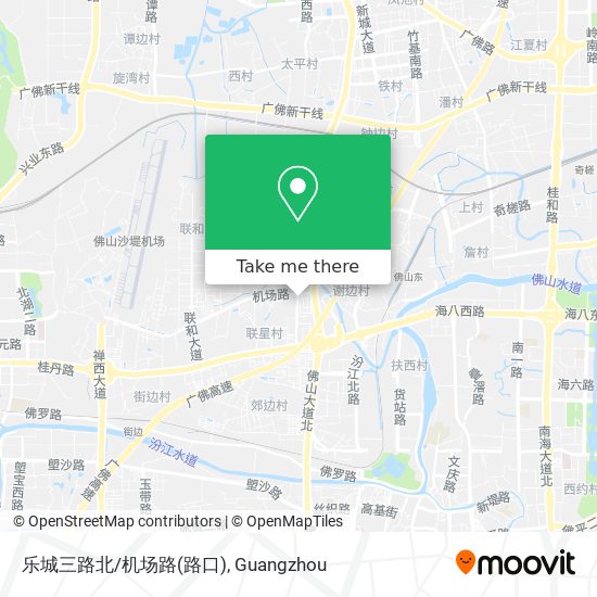 乐城三路北/机场路(路口) map