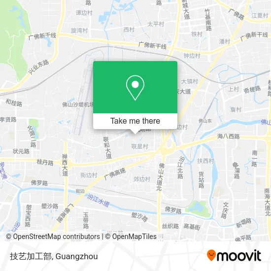 技艺加工部 map