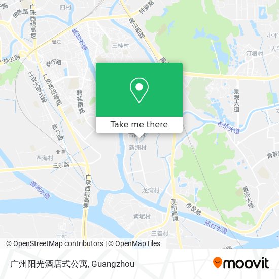 广州阳光酒店式公寓 map