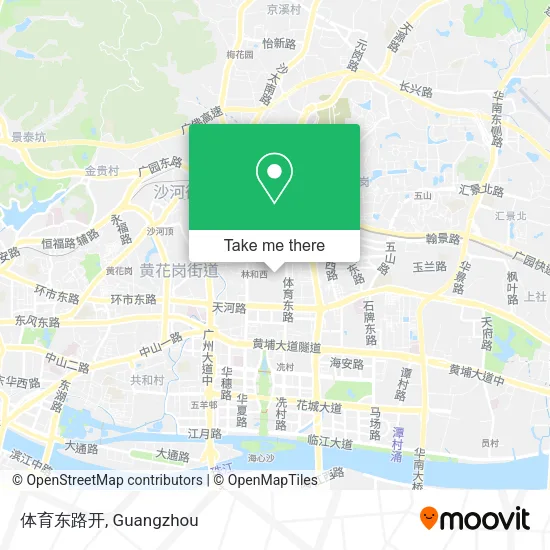 体育东路开 map