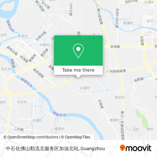 中石化佛山勒流北服务区加油北站 map