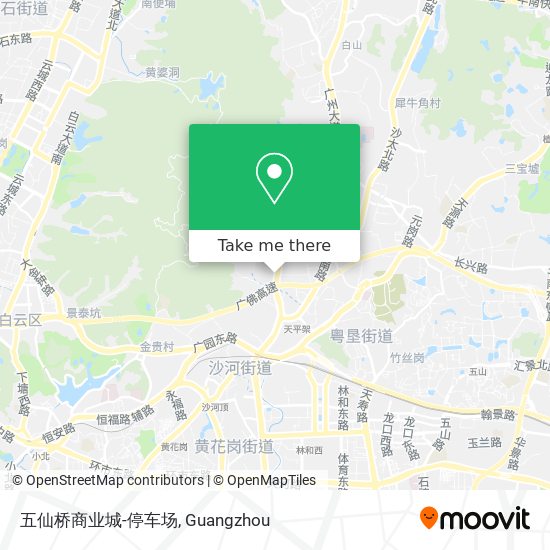 五仙桥商业城-停车场 map