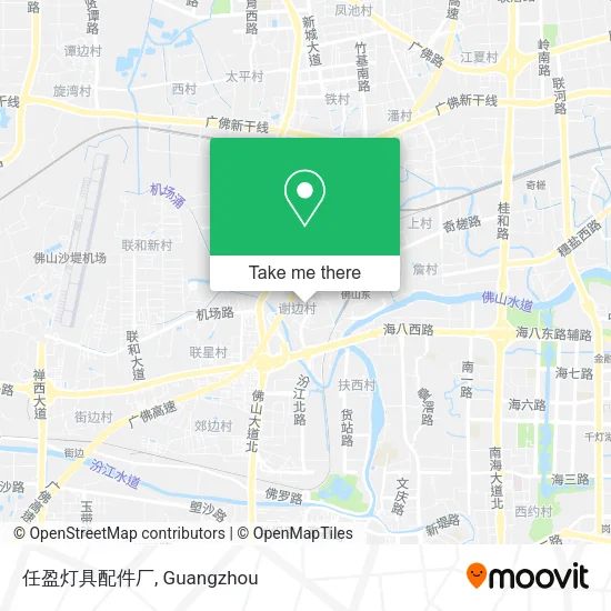 任盈灯具配件厂 map