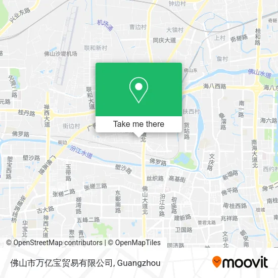 佛山市万亿宝贸易有限公司 map