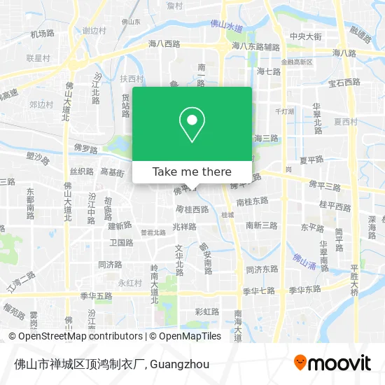 佛山市禅城区顶鸿制衣厂 map
