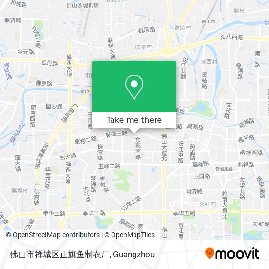 佛山市禅城区正旗鱼制衣厂 map