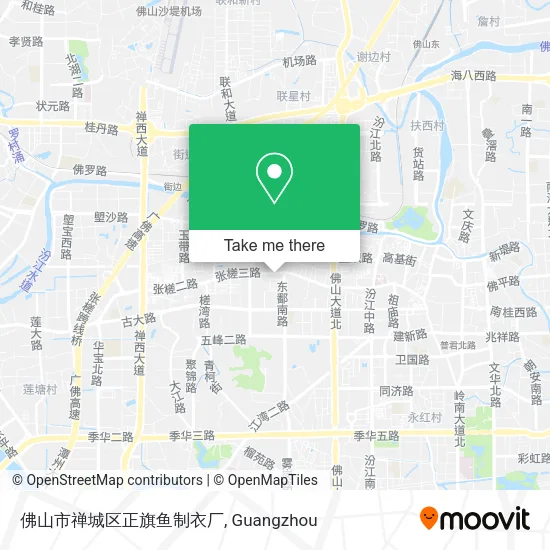 佛山市禅城区正旗鱼制衣厂 map