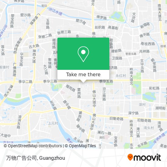 万物广告公司 map