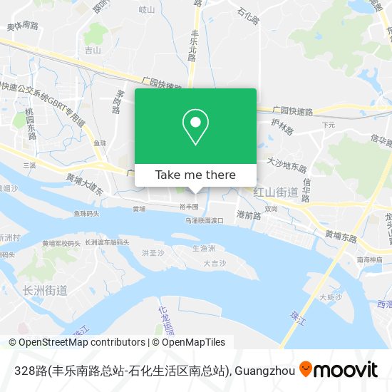 328路(丰乐南路总站-石化生活区南总站) map
