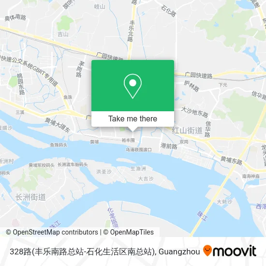 328路(丰乐南路总站-石化生活区南总站) map