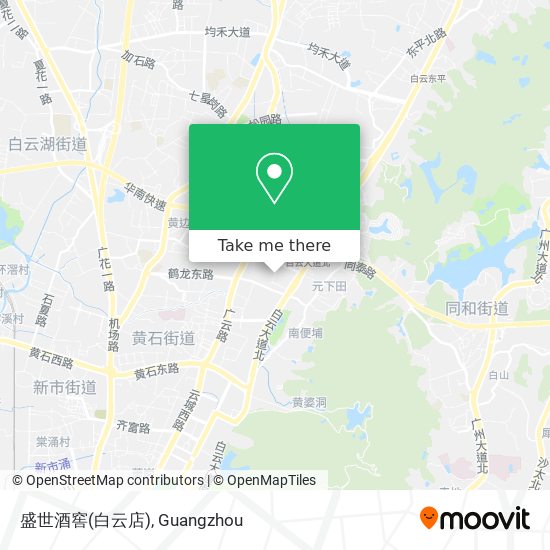 盛世酒窖(白云店) map