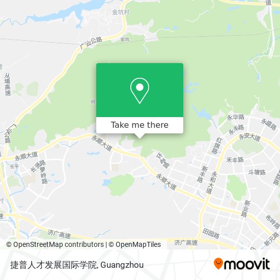 捷普人才发展国际学院 map