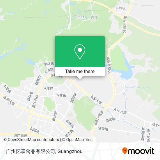 广州忆霖食品有限公司 map