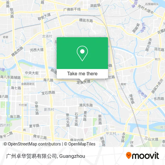 广州卓华贸易有限公司 map