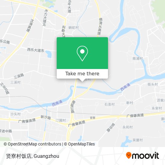 贤寮村饭店 map