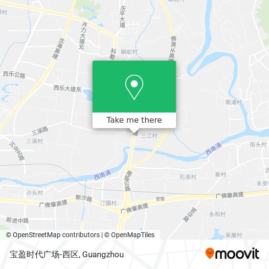 宝盈时代广场-西区 map