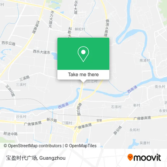 宝盈时代广场 map