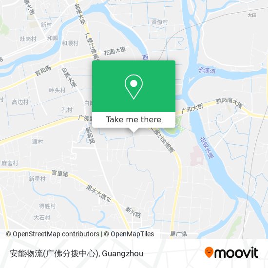 安能物流(广佛分拨中心) map
