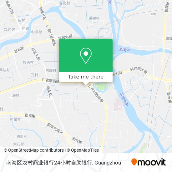南海区农村商业银行24小时自助银行 map