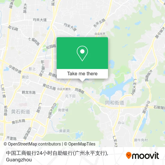 中国工商银行24小时自助银行(广州永平支行) map