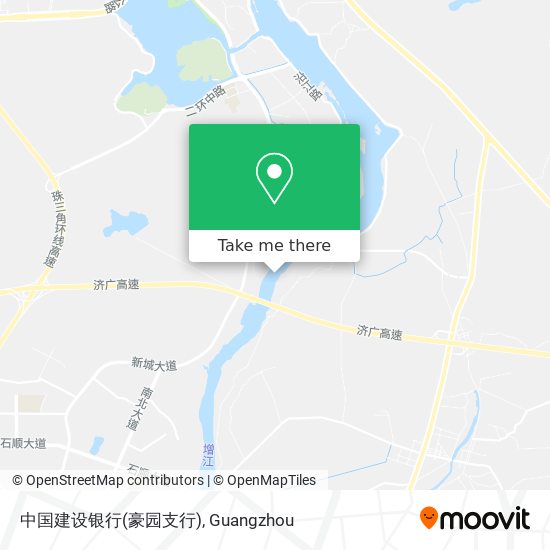 中国建设银行(豪园支行) map