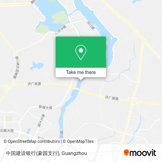 中国建设银行(豪园支行) map