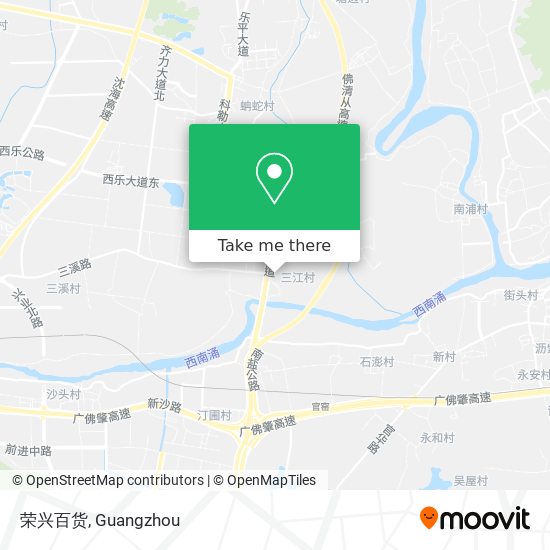 荣兴百货 map