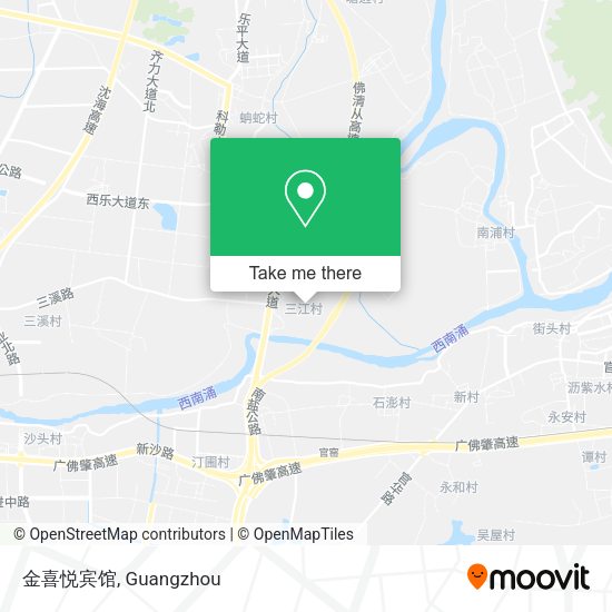 金喜悦宾馆 map
