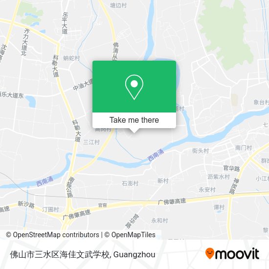 佛山市三水区海佳文武学校 map