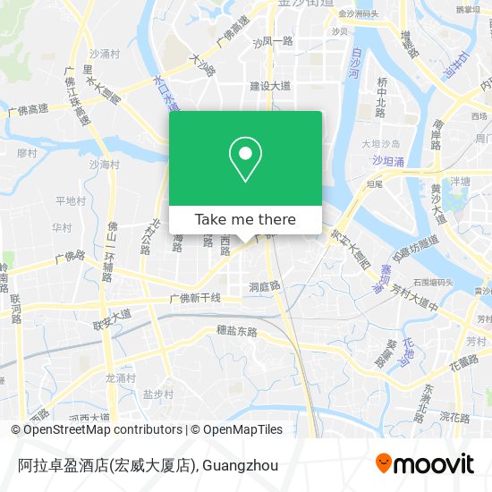 阿拉卓盈酒店(宏威大厦店) map
