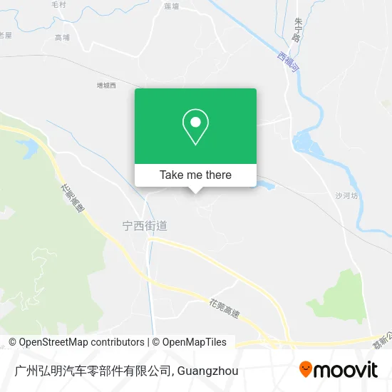 广州弘明汽车零部件有限公司 map