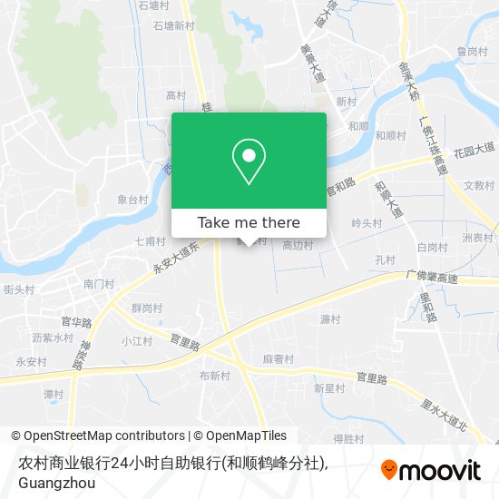 农村商业银行24小时自助银行(和顺鹤峰分社) map