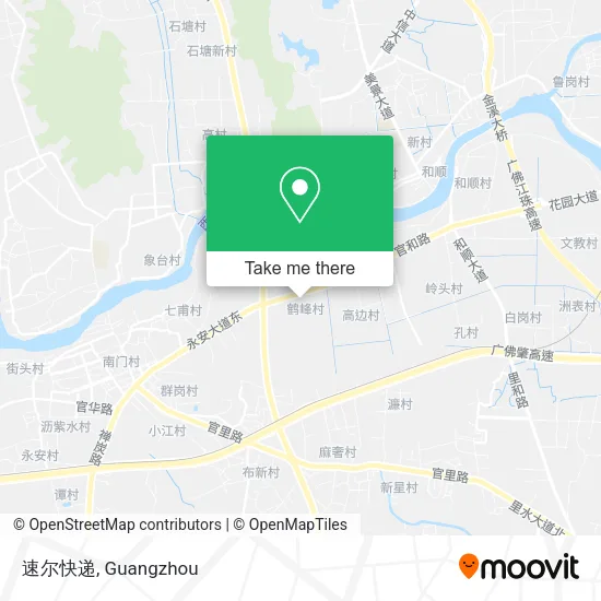 速尔快递 map