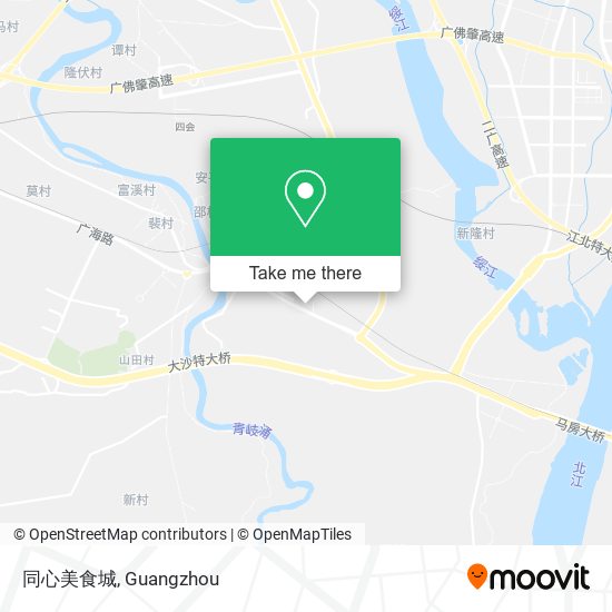 同心美食城 map
