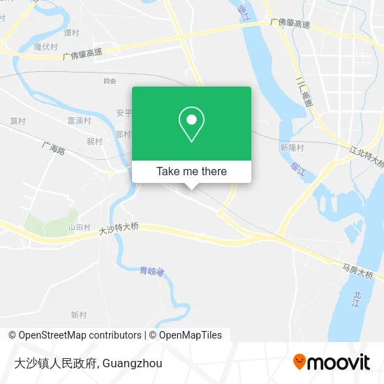 大沙镇人民政府 map