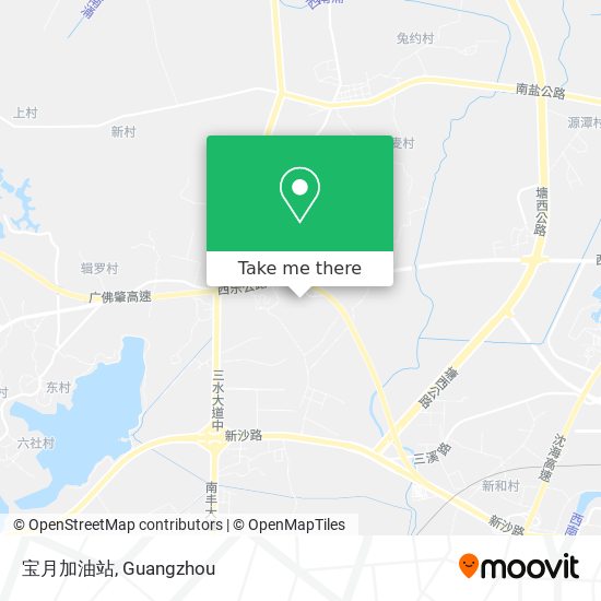 宝月加油站 map