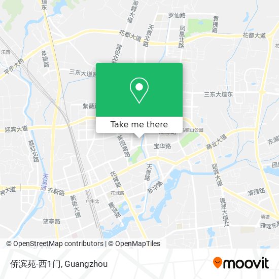 侨滨苑-西1门 map