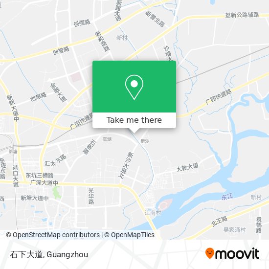 石下大道 map