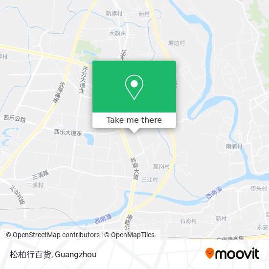 松柏行百货 map