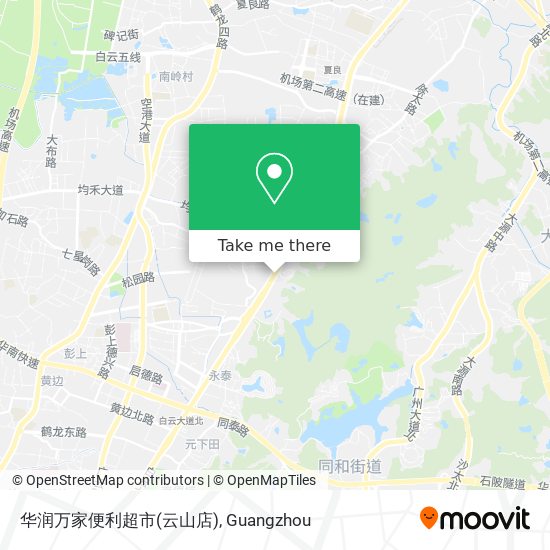 华润万家便利超市(云山店) map