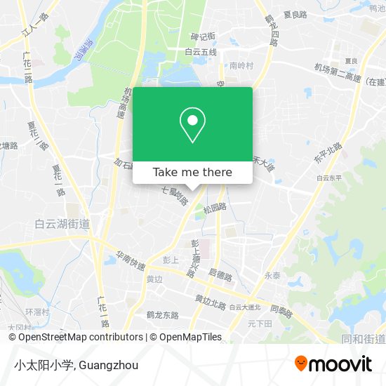小太阳小学 map