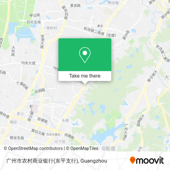 广州市农村商业银行(东平支行) map