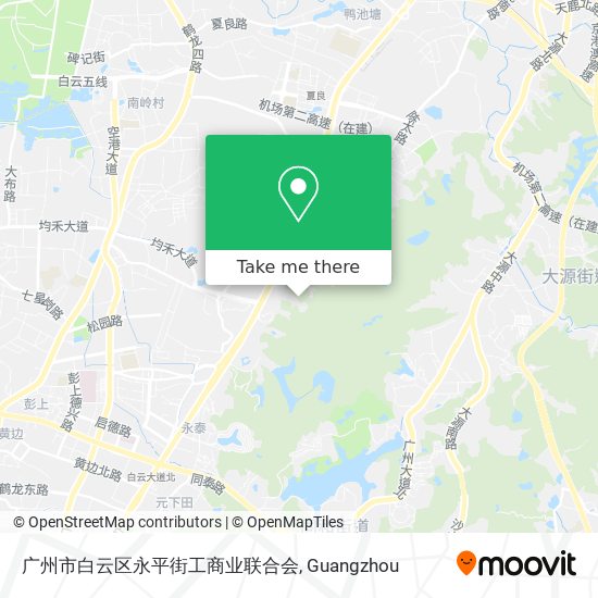 广州市白云区永平街工商业联合会 map
