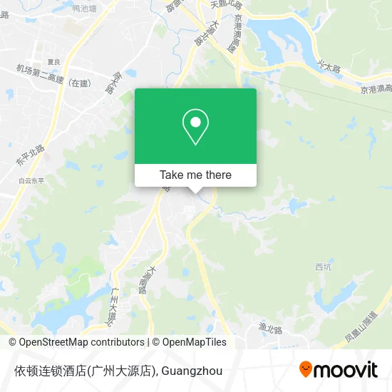 依顿连锁酒店(广州大源店) map